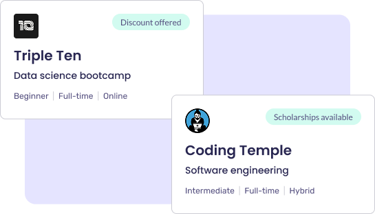Video call with four Career Karma users talking about starting careers, choosing bootcamps, and laptops.